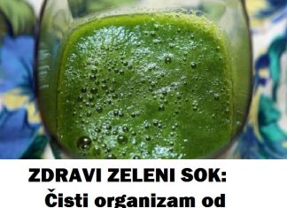 ZDRAVI ZELENI SOK: Čisti organizam od toksina, poboljšava cirkulaciju, ubrzava metabolizam!