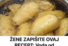 ŽENE ZAPIŠITE 0VAJ RECEPT: VODA OD KUHANOG KROMPIIRA ĆE RIJEŠITI VAŠ NAJVEĆI PROBLEM