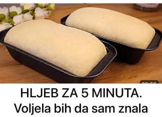 HLJEB ZA 5 MINUTA. Voljela bih da sam znala ovaj recept prije 20 godina! 3 vrhunska recepta