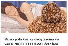 Samo pola kašike ovog začina će vas OPUSTITI I SPAVAT ćete kao beba! Bacite tablete za spavanje.