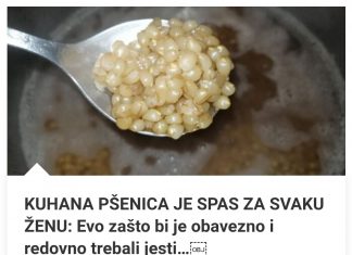 KUHANA PŠENICA JE SPAS ZA SVAKU ŽENU: Evo zašto bi je obavezno i redovno trebali jesti