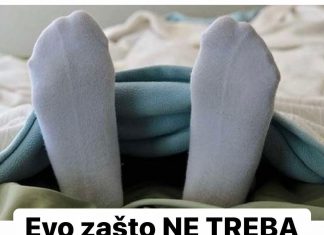 EVO ČETIRI RAZLOGA ZAŠTO BI TREBALI IZBJEGAVATI SPAVANJE U ČARAPAMA