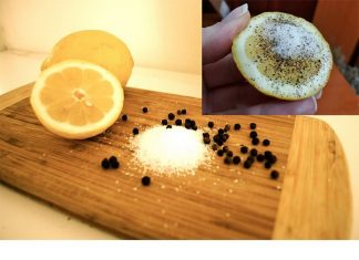 Limun so i biber! Mješavina koja rješava ova 4 važna problema.