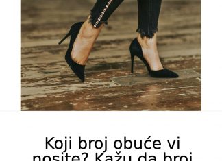 Koji broj obuće vi nosite? Kažu da broj cipela otkriva koliko dugo ćete živeti, pogledajte tabelu!