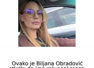 Ovako je Biljana Obradović otkrila da ima rak pankreasa: Imala je samo jedan simptom, ne znajući da 10 godina u sebi nosi tumor veličine lopte