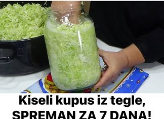 Kiseli kupus iztegle, SPREMAN ZA 7 DANA! Pun vitamina, prirodni probiotik i lijek!