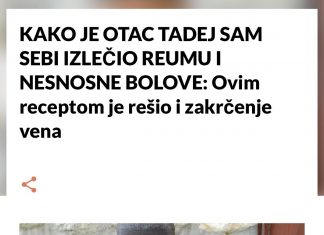 EVO KAKO JE OTAC TADEJ SAM SEBI IZLEČIO REUMU I NESNOSNE BOLOVE: Ovim receptom je rešio i zakrčenje vena
