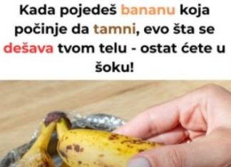 Kada pojedeš bananu koja počinje da tamni, evo šta se dešava tvom telu – ostat ćete u šoku!