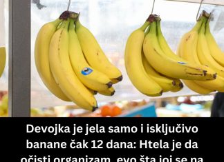 Devojka je jela samo i isključivo banane čak 12 dana: Htela je da očisti organizam, evo šta joj se na kraju desilo