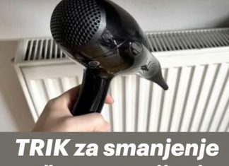 TRIK za smanjenje računa za grijanje pomoću običnog fena za kosu!