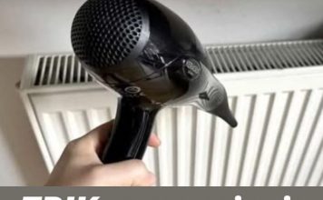 TRIK za smanjenje računa za grijanje pomoću običnog fena za kosu!