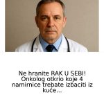 Ne hranite BOLEST U SEBI! P0ZNATl onkolog otkrio koje 4 namirnice trebate izbaciti iz kuće…