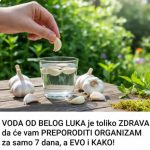 VODA OD BIJELOG LUKA KAO LIJEK