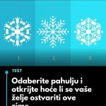 Test: Odaberite pahulju i otkrijte hoće li se vaše želje ostvariti ove zime
