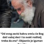 “Od ovog zavisi kakvu sreću će Bog dati vašoj deci i to svaki roditelj treba da zna”: Objasnio je iguman Gavrilo