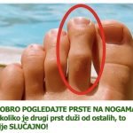DOBRO POGLEDAJTE PRSTE NA NOGAMA: Ukoliko je drugi prst duži od ostalih, to nije SLUČAJNO!