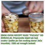 ZBOG OVOG RECEPT RUSI “PUCAJU” OD ZDRAVLJA: Pripremite bijeli luk baš ovako i jedite po čen svakog dana! Jača imunitet, i štiti od mnogih bolesti