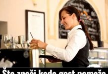 Šta znači kada gost pomaže konobaru da pokupi tanjire sa stola, prema psihologiji?