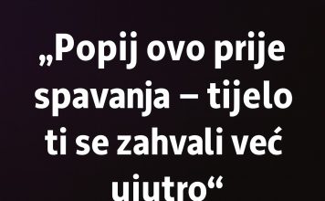 Noćni detoks napitak: pijte ga prije spavanja za lakši stomak i brže sagorijevanje masnoća