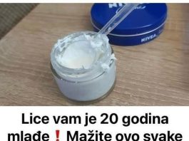 Lice vam je 20 godina mlađe❗Mažite ovo svake večeri i bićete šokirani retultatom!