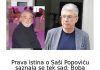Prava istina o Saši Popoviću IZAŠLA NA VIDJELO: Boba Živojinović otkrio SVE – zar je moguće da je bio takav M0NSTRUUM….