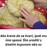 AK0 KRENE DA SE KVARl, lMA MU SPASA: Ev0 šta uraditi s kiselim kupusom ako su glavice premekane !