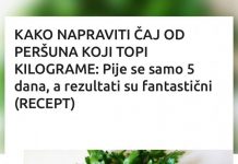 ČAJ OD PERŠUNA JE NAJBOLJI ZA MRŠAVLJENJE: Ali samo ako ga pijete OVAKO!