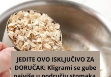 JEDITE OVO ISKLJUČIVO ZA DORUČAK: Kligrami se gube najviše u području stomaka, BIĆETE ODUŠEVLJENI
