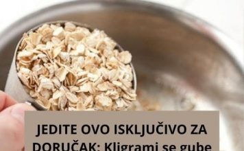 JEDITE OVO ISKLJUČIVO ZA DORUČAK: Kligrami se gube najviše u području stomaka, BIĆETE ODUŠEVLJENI