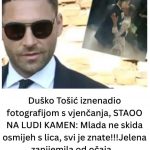 Duško Tošić iznenadio fotografijom s vjenčanja, STAOO NA LUDI KAMEN: Mlada ne skida osmijeh s lica, svi je znate!!!Jelena zanijemila od očaja…