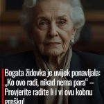 Bogata židovka je uvijek ponavljala: „Ko ovo radi, nikad nema para“ – Provjerite radite li i vi ovu kobnu grešku!