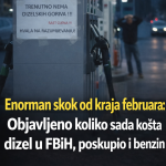 Veliki rast cijena goriva: Objavljeno koliko sada košta dizel u FBiH, poskupio i benzin