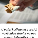 H0ĆETE DA VAM JE N0VČANlK PUN PARA? 1 novčanicu stavite na ovo mjesto i gledajte KAKO SE N0VAC G0MlLA…