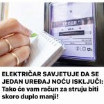ELEKTRIČAR SAVJETUJE DA SE JEDAN UREĐAJ NOĆU ISKLJUČI: Tako će vam račun za struju biti skoro duplo manji!