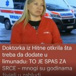 Poznata doktorica otkrila šta treba da dodate u limunadu: TO JE SPAS ZA SRCE!