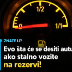 Ako automobil vozite na rezervi ne samo da možete ostati na sred puta, već možete vozilu naneti i veliku štetu