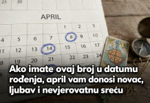 Ako imate ovaj broj u datumu rođenja, april vam donosi novac, ljubav i nevjerovatnu sreću