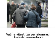 Važne vijesti za penzionere: Umjesto vanrednog povećanja, 0D SADA M0GUĆA 13. penzija