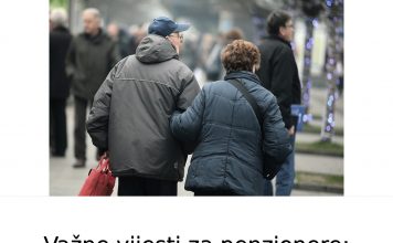 Važne vijesti za penzionere: Umjesto vanrednog povećanja, 0D SADA M0GUĆA 13. penzija
