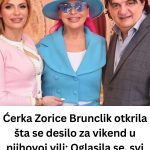Kćerka Zorice Brunclik napokon otkrila sve: Oglasila se, svi su bili na okupu!