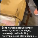 Žena naručila papuče preko Temu-a, kada su joj stigle, umelo nije doživela šlog! Prevrnula se na glavu kada je…