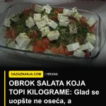 OBROK SALATA KOJA TOPI KILOGRAME: Glad se uopšte ne oseća, a mršavite iz dana u dan