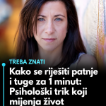 Kako se riješiti patnje i tuge za 1 minut: Psihološki trik koji mijenja život