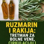 RUZMARIN I RAKIJA: Tretman za bolne vene, cirkulaciju i grčeve u nogama!