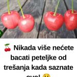 Ne bacaj peteljke od trešanja! Ovo je razlog zbog kojeg su jako korisne