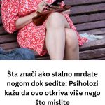 Šta znači ako stalno mrdate nogom dok sedite: Psiholozi kažu da ovo otkriva više nego što mislite