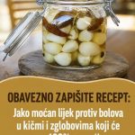 OBAVEZNO ZAPIŠITE RECEPT: Jako moćan lijek protiv bolova u kičmi i zglobovima koji će vam 100% pomoći…
