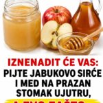 IZNENADIT ĆE VAS: Pijte jabukovo sirće i med na prazan stomak ujutru, a evo zašto…