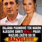 Dajana Paunović otvoreno progovorila o svom posljednjem počivalištu: „Može sutra da me ne bude, hoću da to bude riješeno“