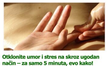 Otklonite umor i stres na skroz ugodan način – za samo 5 minuta, evo kako!